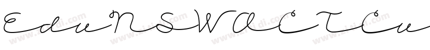 EduNSWACTCursive Reg字体转换